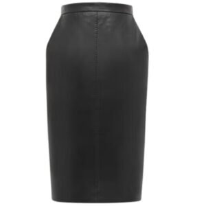 SAINT LAURENT PENCIL SKIRT IN LAMBSKIN