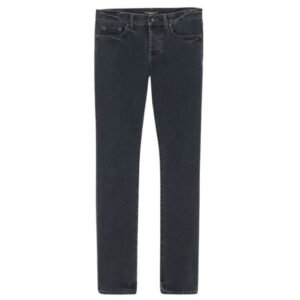 SAINT LAURENT SLIM FIT JEANS IN DARK BLUE BLACK DENIM