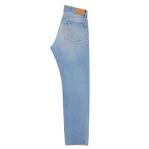 SAINT LAURENT MICK LONG JEANS IN NONZA BLUE DENIM