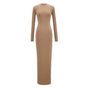 SAINT LAURENT BACKLESS DRESS IN JERSEY