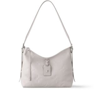 LOUIS VUITTON CARRYALL PM MONOGRAM EMPREINTE CREAM