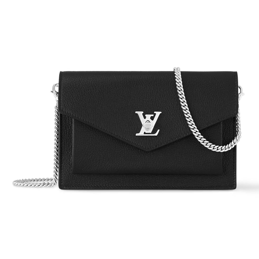 LOUIS VUITTON MYLOCKME CHAIN POCHETTE BLACK