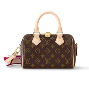 LOUIS VUITTON MONOGRAM SPEEDY BANDOULIERE 20 FUCHSIA