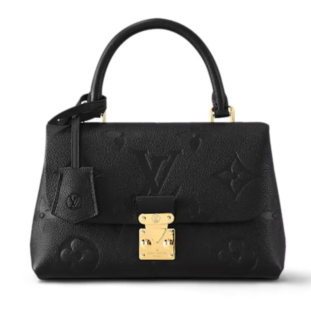 LOUIS VUITTON MADELEINE BB BLACK OBSCUR MONOGRAM EMPREINTE