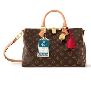 LOUIS VUITTON SPEEDY SOFT 30 CRAFTY MONOGRAM RED MONOGRAM
