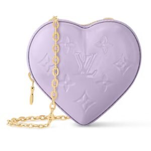 LOUIS VUITTON KEEP MY HEART MONOGRAM VERNIS GLOSSY LILAC