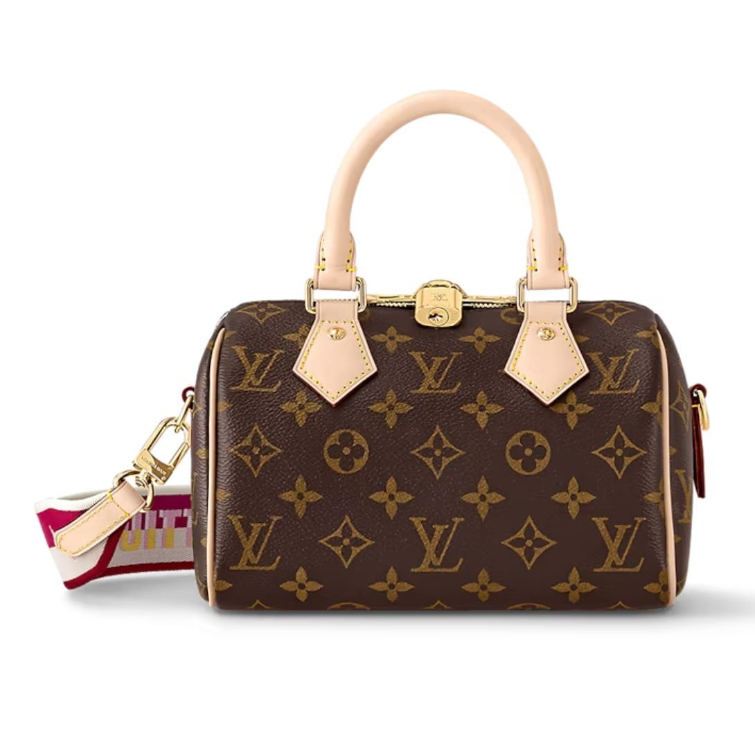 LOUIS VUITTON Speedy Bandoulière 20 fuchsia
