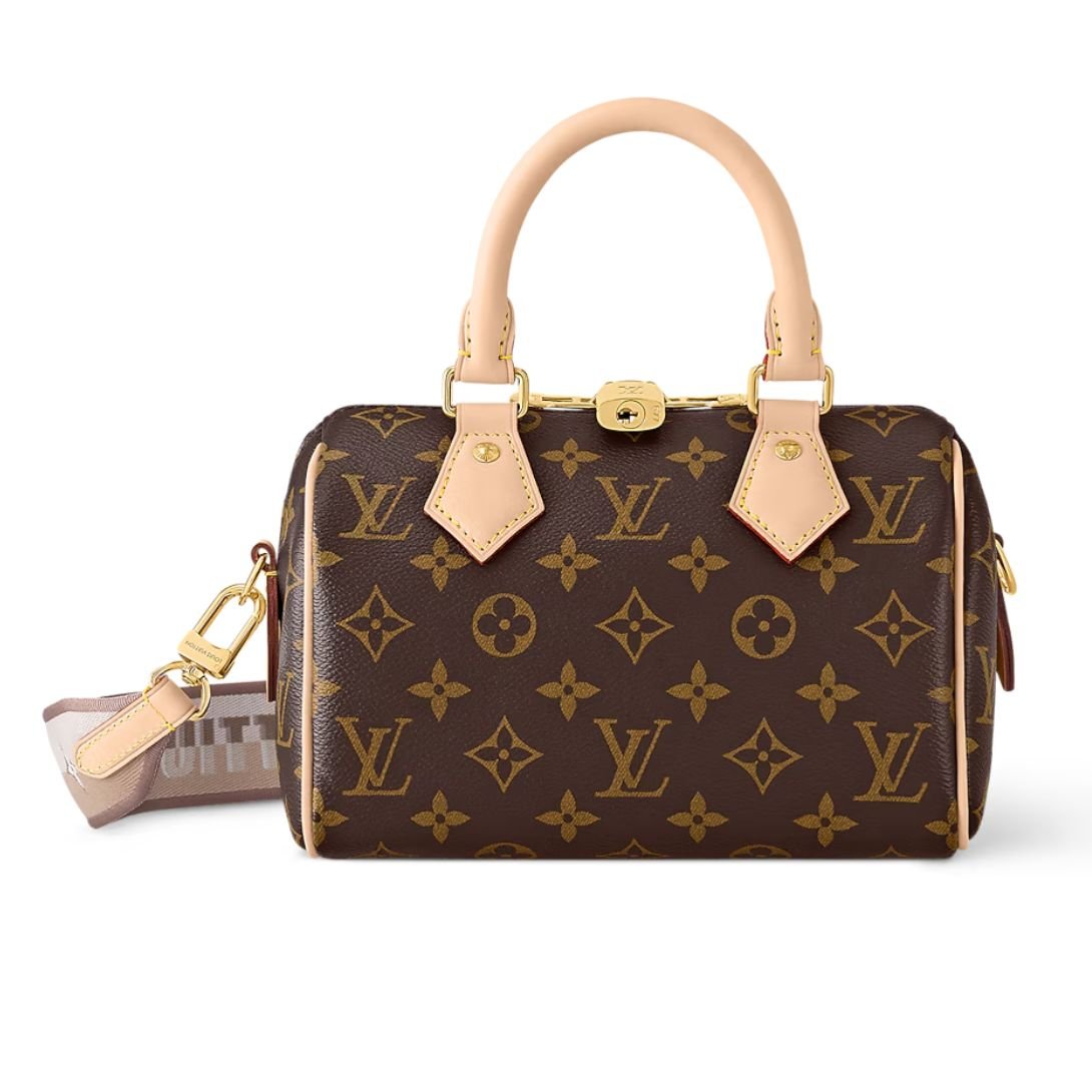 LOUIS VUITTON Speedy Bandoulière 20 beige