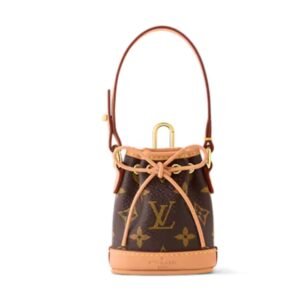 LOUIS VUITTON MICRO NOÉ BAG CHARM MONOGRAM CANVAS