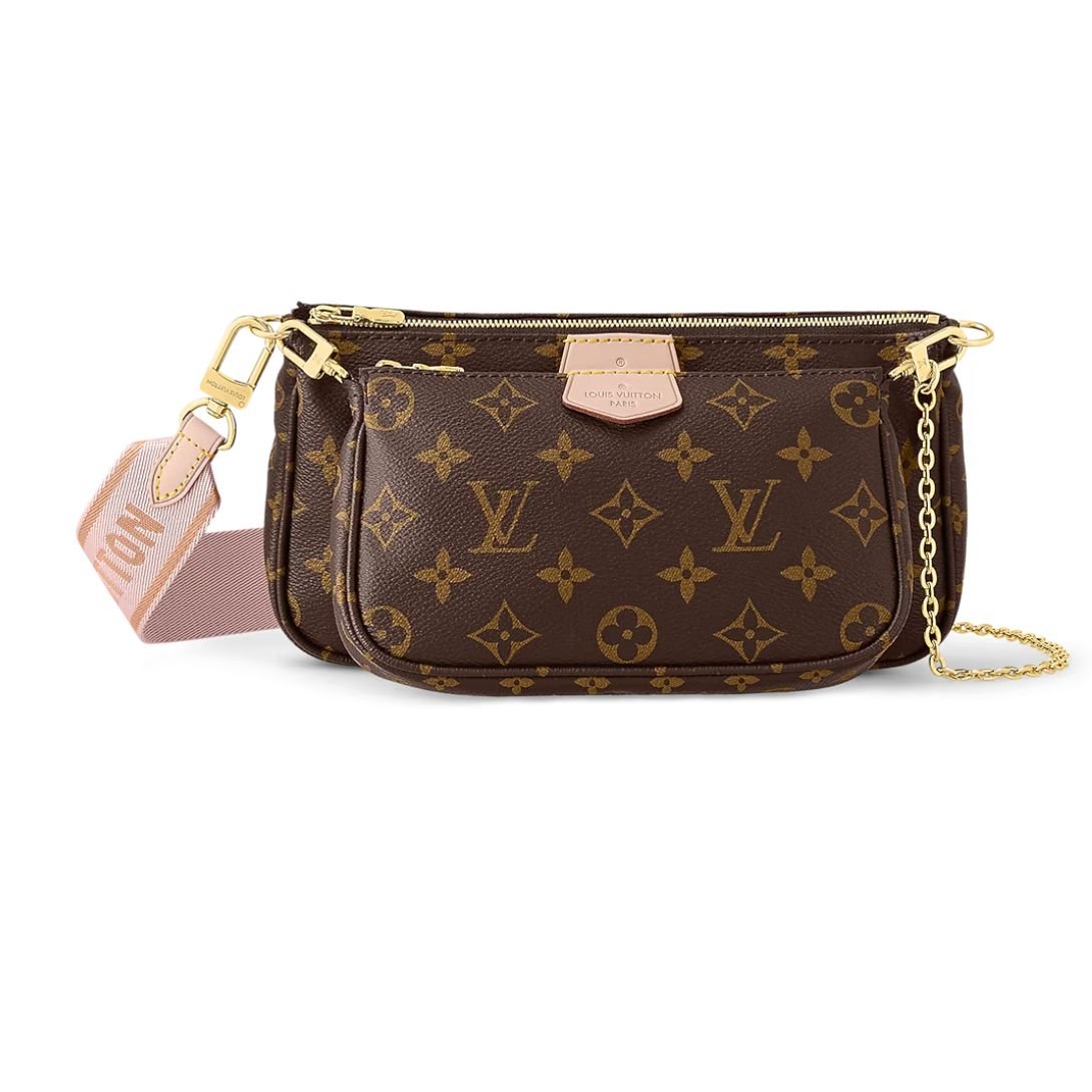 Louis Vuitton Multicolor Mini Pochette Accessoires rose clair
