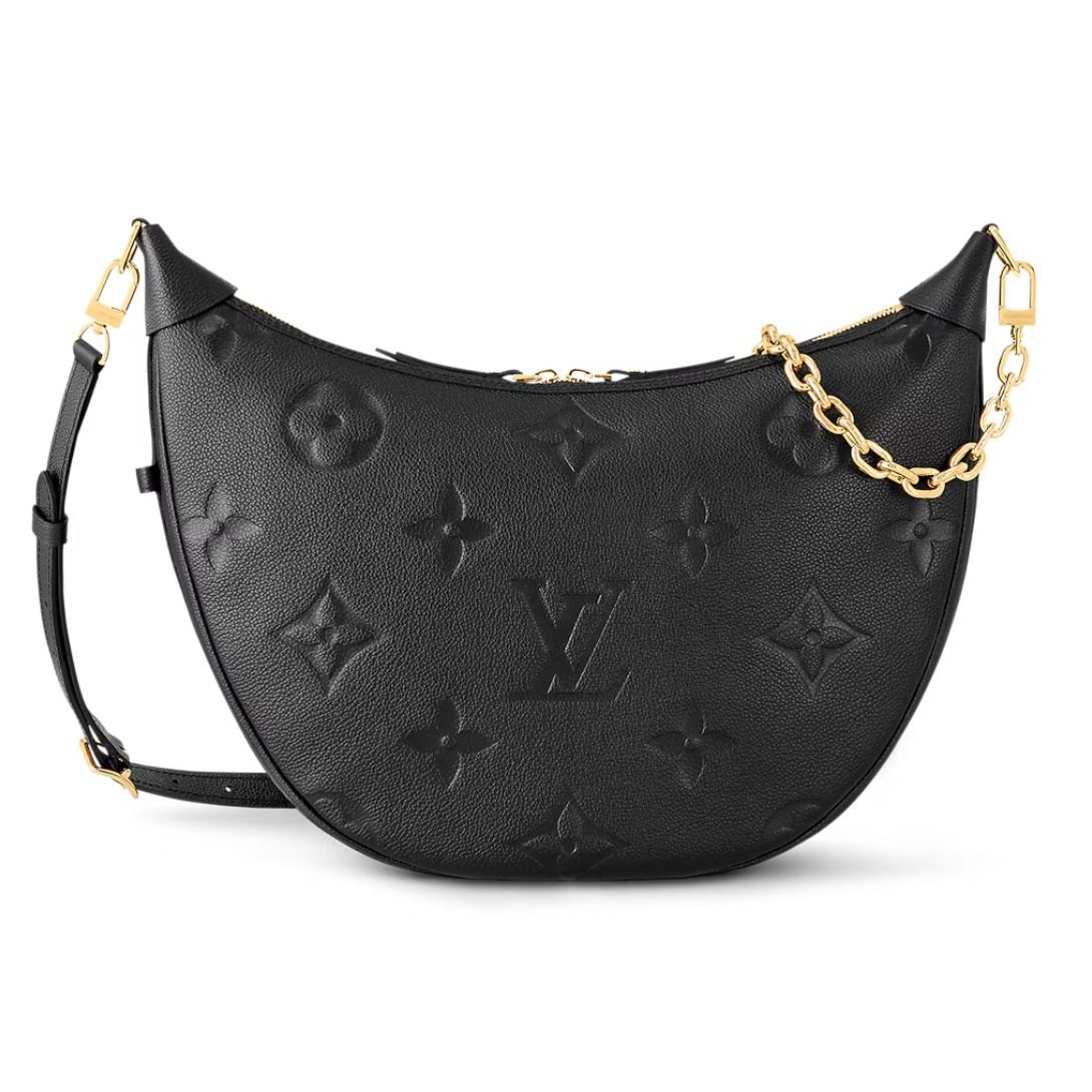 LOUIS VUITTON LOOP HOBO BLACK MONOGRAM EMPREINTE