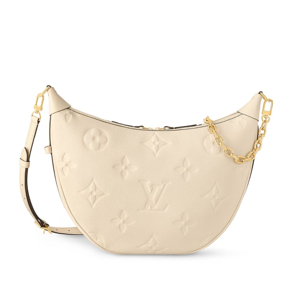 LOUIS VUITTON LOOP HOBO CREAM MONOGRAM EMPREINTE