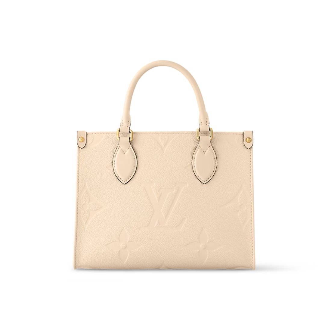 LOUIS VUITTON ONTHEGO PM CREAM