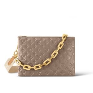 LOUIS VUITTON COUSSIN HOBO MM TAUPE