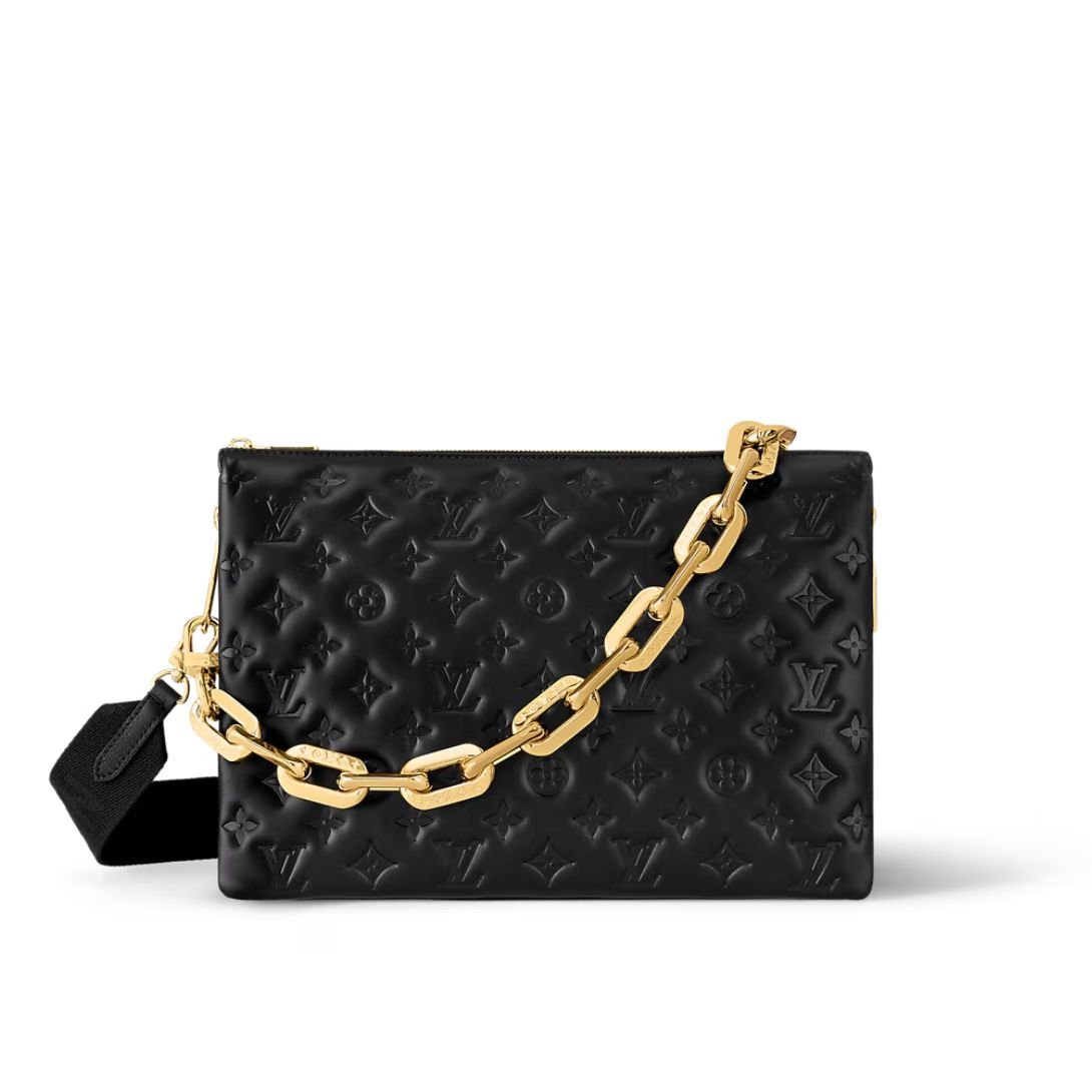 LOUIS VUITTON COUSSIN HOBO MM BLACK