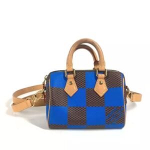 LOUIS VUITTON SPEEDY 18 BANDOULIÈRE DAMIER POP BLUE OTHER CANVAS