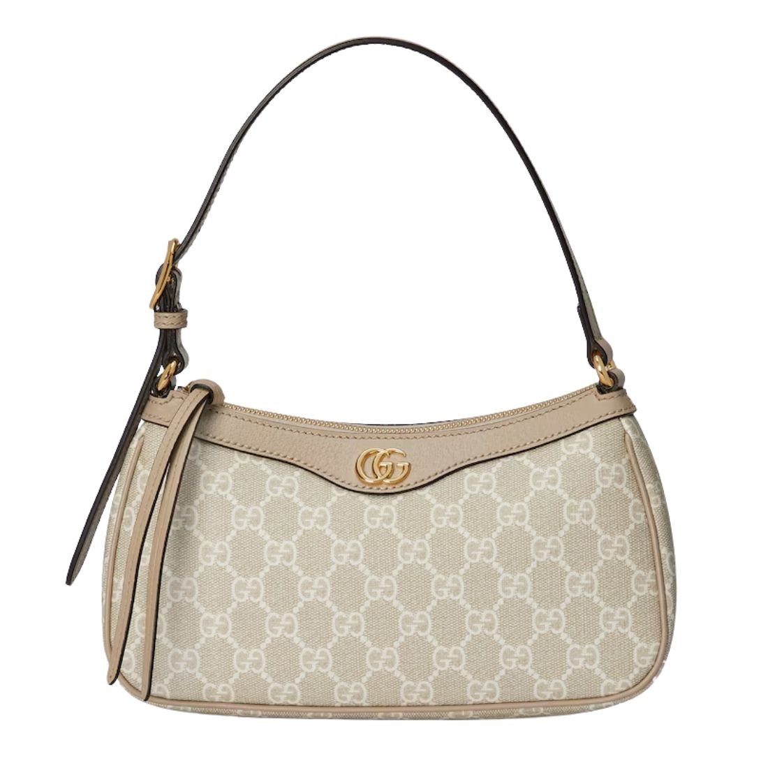 GUCCI OPHIDIA SMALL SHOULDER BAG WHITE