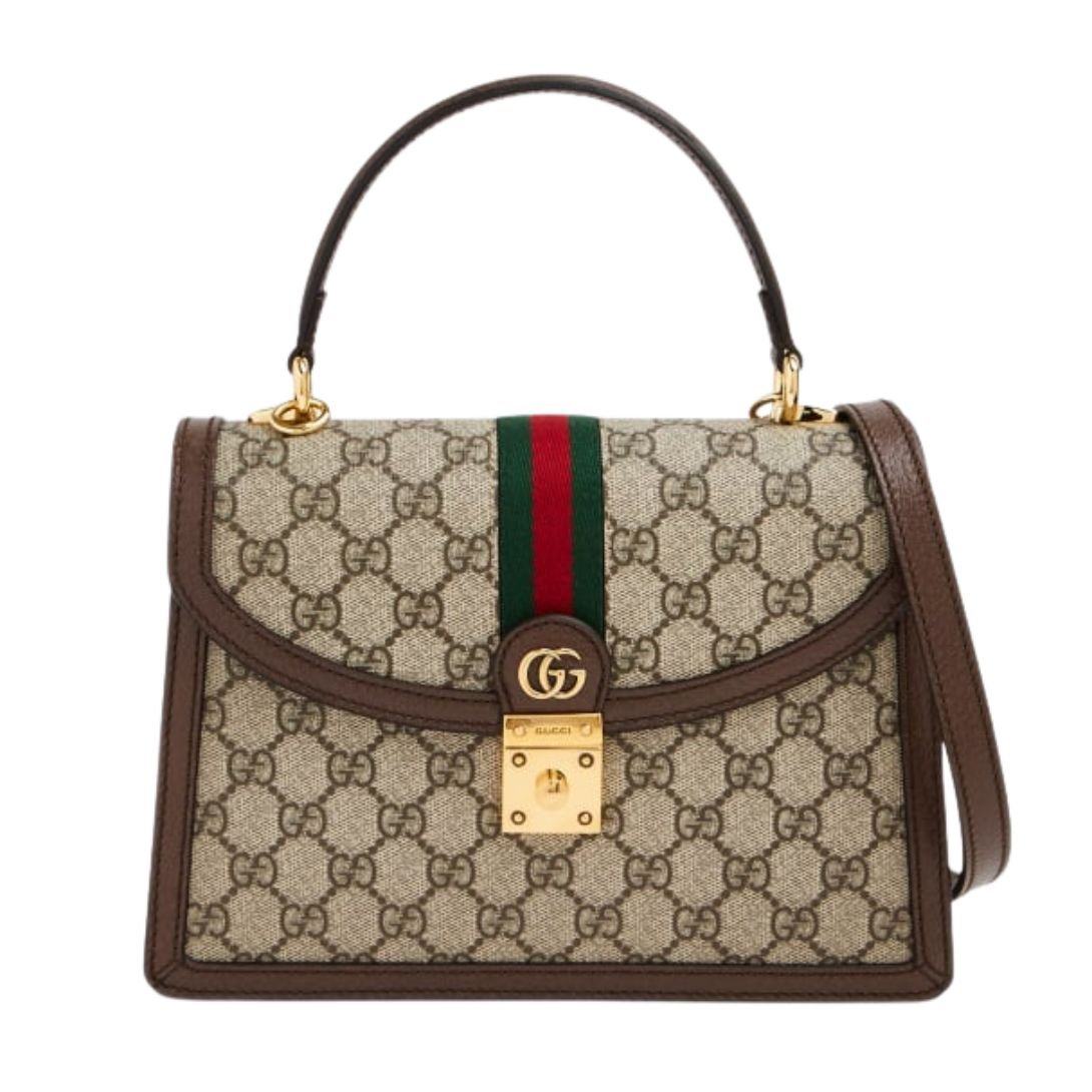 GUCCI SMALL OPHIDIA TOP-HANDLE BAG WOMEN