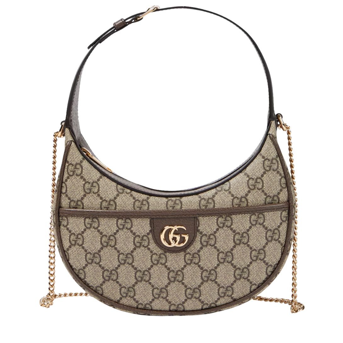 GUCCI GG CANVAS SUPER MINI SHOULDER BAG