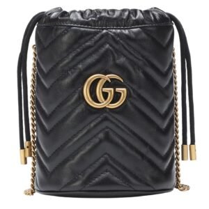 GUCCI MINI GG MARMONT BUCKET BAG WOMEN