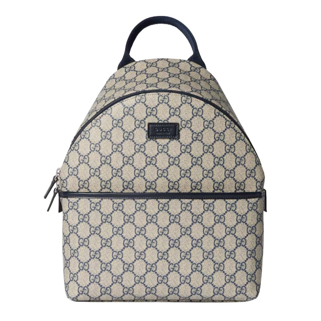 GUCCI KIDS GG SUPREME BAG BLUE