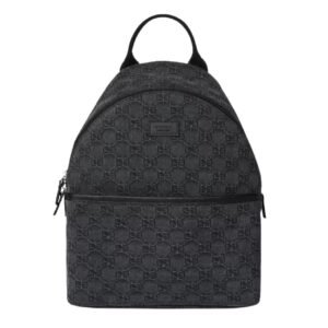 GUCCI KIDS GG SUPREME BAG BLACK DENIM