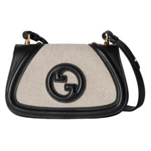 GUCCI SMALL BLONDIE BAG NATURAL CANVAS