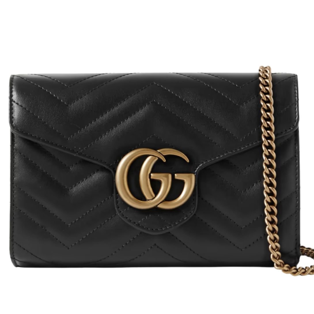 GUCCI GG MARMONT QUILTED LEATHER BAG