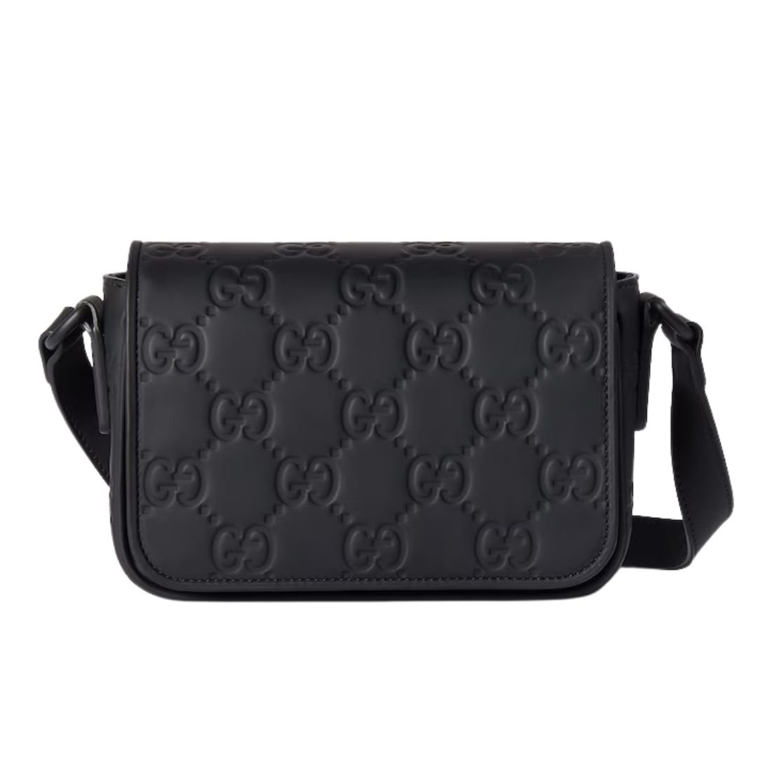 GUCCI GG RUBBER-EFFECT MINI BAG