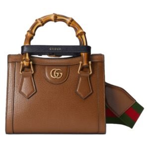 GUCCI DIANA SMALL TOTE BAG CUIR LEATHER