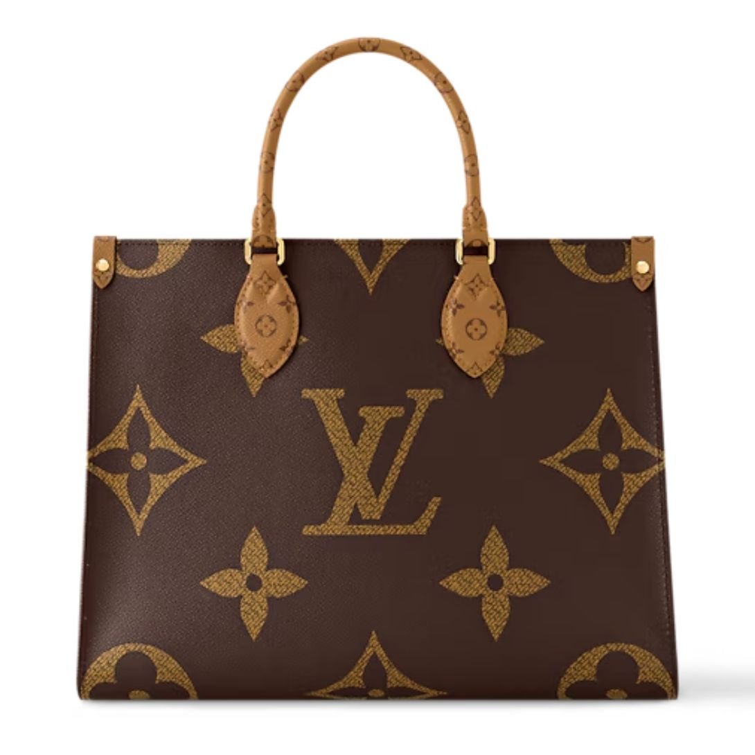 LOUIS VUITTON ONTHEGO MM MONOGRAM REVERSE MONOGRAM GIANT