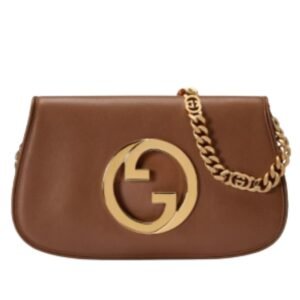 GUCCI SMALL BLONDIE BAG BROWN LEATHER