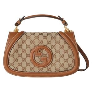 GUCCI SMALL BLONDIE BAG BEIGE AND BROWN