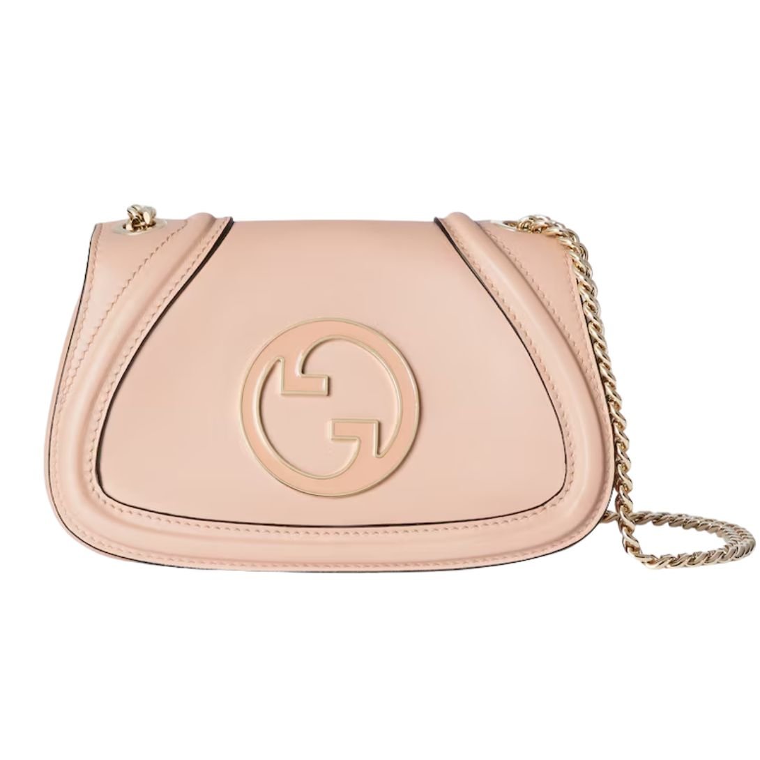 GUCCI SMALL BLONDIE BAG LIGHT PINK LEATHER