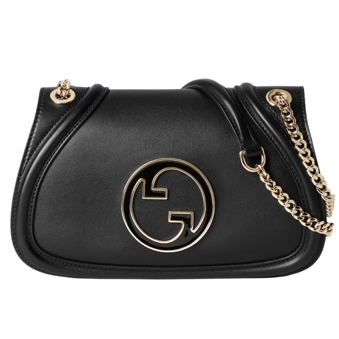 GUCCI SMALL BLONDIE BAG BLACK LEATHER