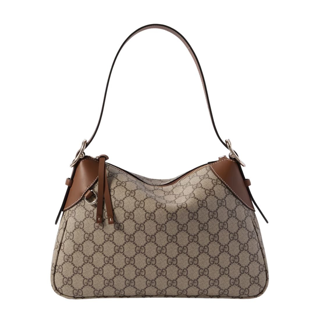 GUCCI GG MEDIUM LEATHER SHOULDER BAG