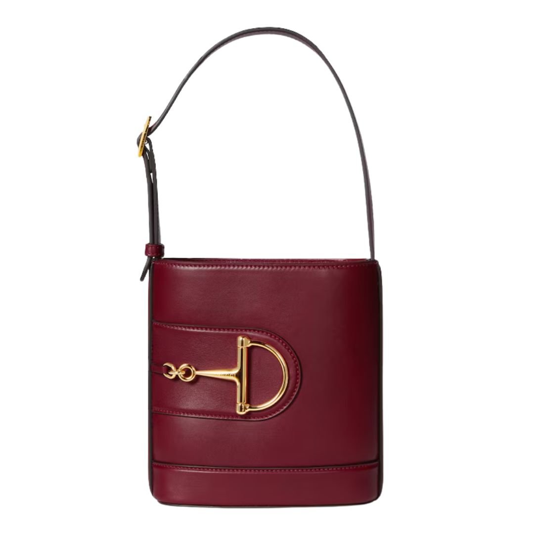 GUCCI 73 MINI BUCKET BAG ROSSO ANCORA RED