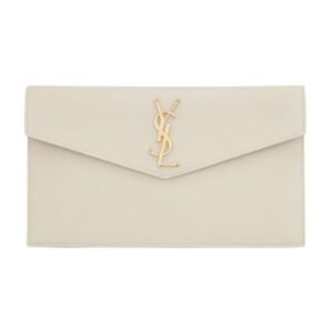 SAINT LAURENT MEDIUM UPTOWN POUCH WOMEN IN BLANC VINTAGE