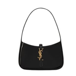 WOMEN SAINT LAURENT MINI LE 5 À 7 IN PATENT LEATHER BLACK