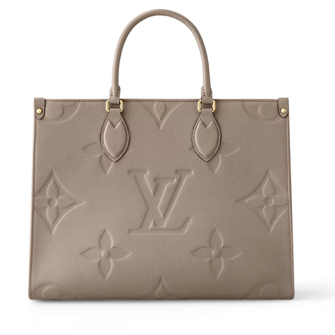 LOUIS VUITTON ONTHEGO MM MONOGRAM EMPREINTE TURTLE DOVE