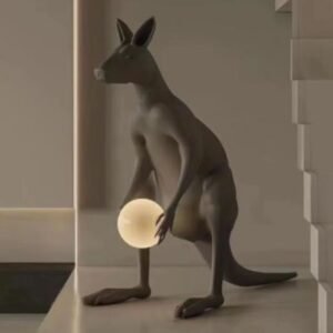 BLACK KANGAROO 47” NOVELTY FLOOR LAMP