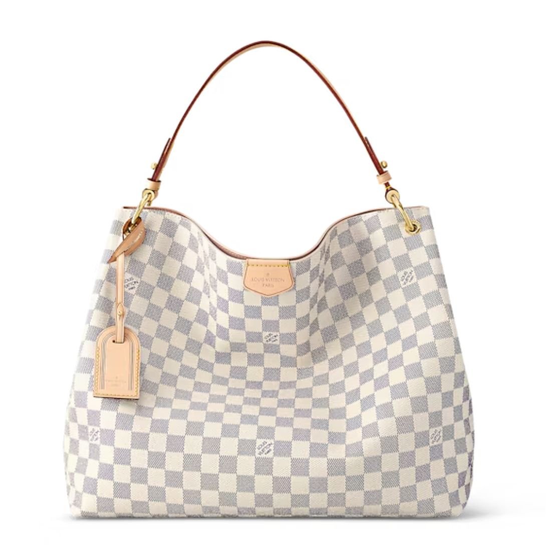 LOUIS VUITTON GRACEFUL MM ROSE BALLERINE DAMIER AZUR