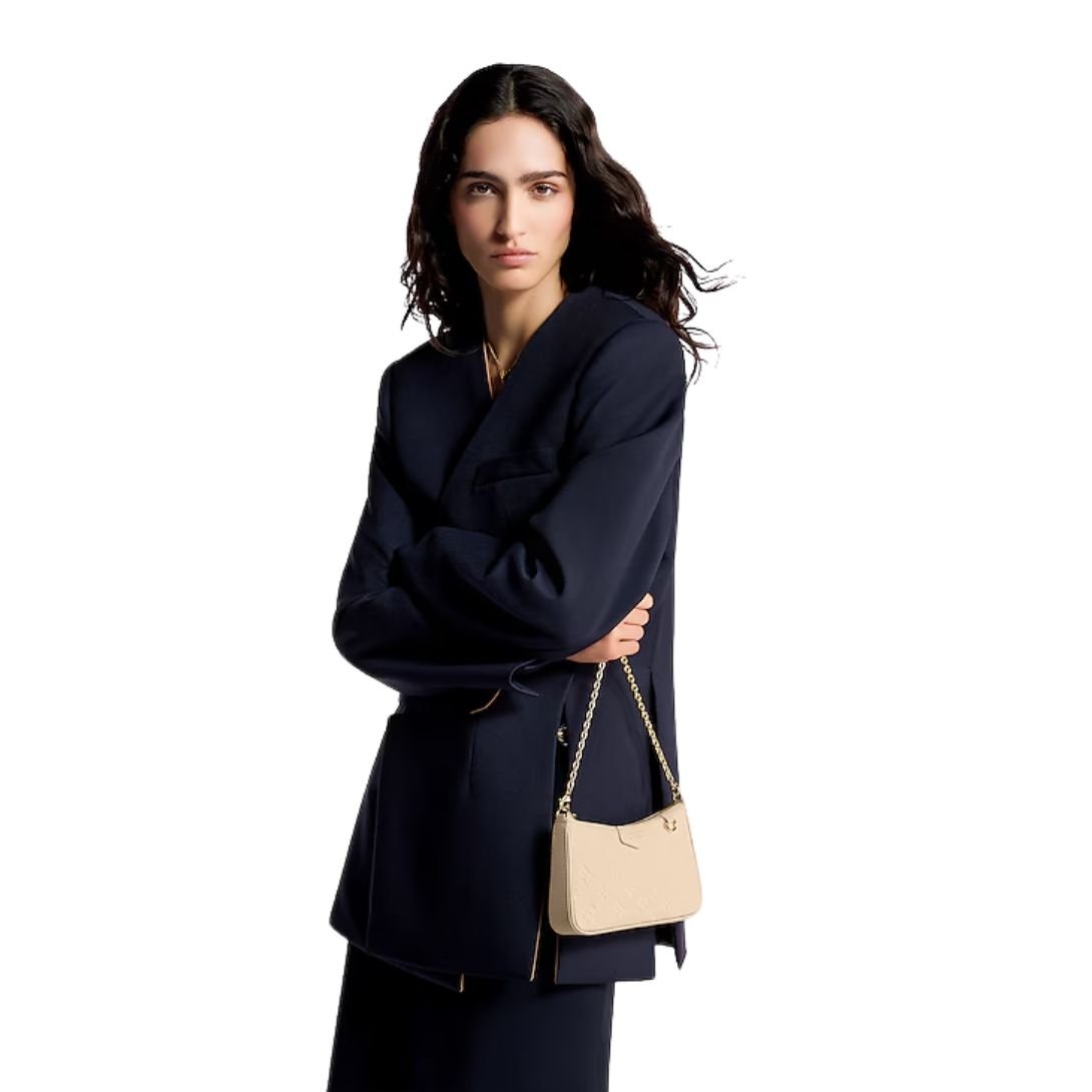 LOUIS VUITTON PRE-OWNED EASY POUCH SHOULDER BAG CREME