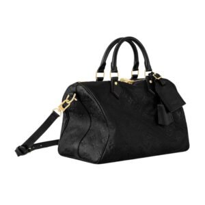 LOUIS VUITTON SPEEDY SOFT 30 BLACK MONOGRAM EMPREINTE SOUPLE