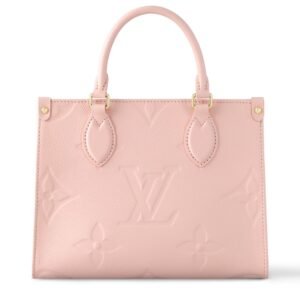 LOUIS VUITTON MICRO BAG ON THE GO MONOGRAM LEATHER PINK OPALE
