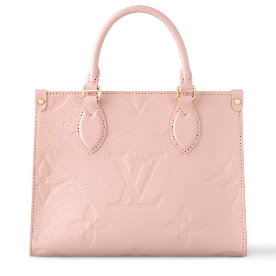LOUIS VUITTON MICRO BAG ON THE GO MONOGRAM LEATHER PINK OPALE