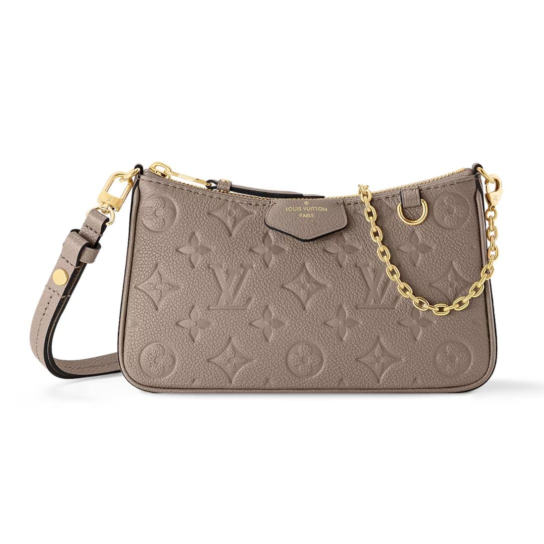 LOUIS VUITTON PRE-OWNED EASY POUCH SHOULDER BAG TOURTERELLE