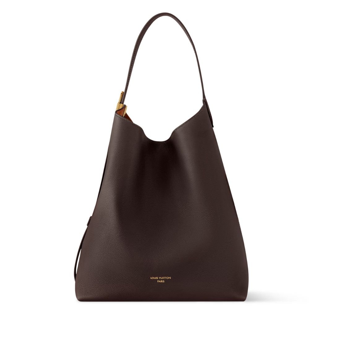 LOUIS VUITTON LOW KEY HOBO MM EBENE