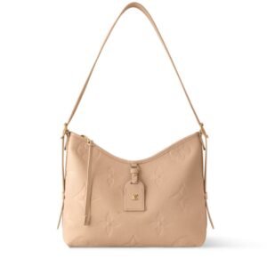 LOUIS VUITTON CARRYALL PM MONOGRAM EMPREINTE SAND