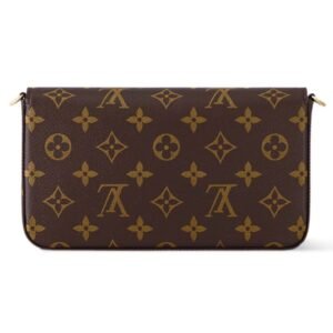 LOUIS VUITTON FÉLICIE POCHETTE MONOGRAM FUCHSIA MONOGRAM